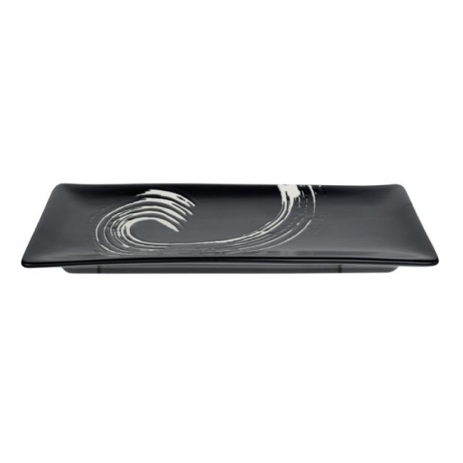 Placa de placa  26.5X10.5cm. Modelo: "Black Maru..