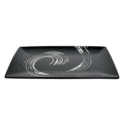 Placa retangular  27X16.5cm. Modelo: "Black Maru"