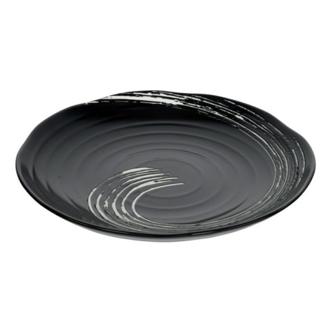Placa de placa  27x3.5cm. Modelo: "Black Maru"