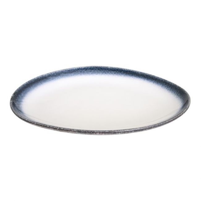 Placa oval. 34x24cm.Modelo: "Tajimi branco..