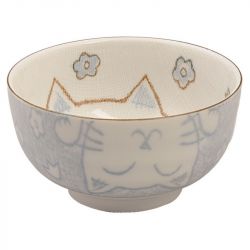 Tigela 13x7cm.Modelo: "Gato Azul".