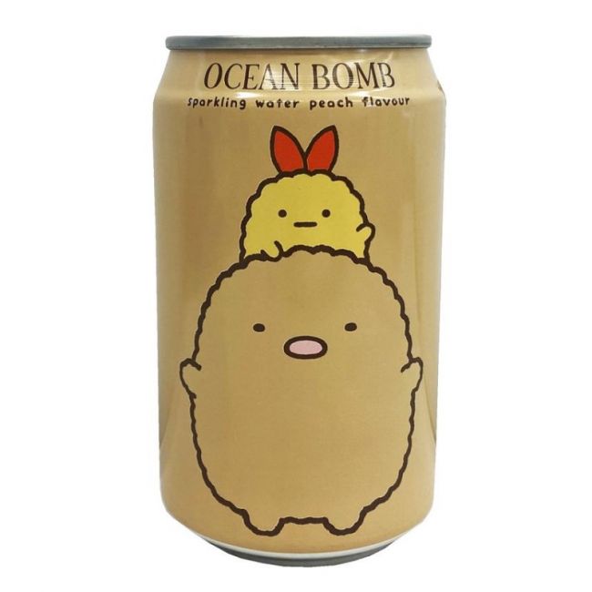Bebida com sabor de gás de Melocoton (OCEAN BOMB) 330ml