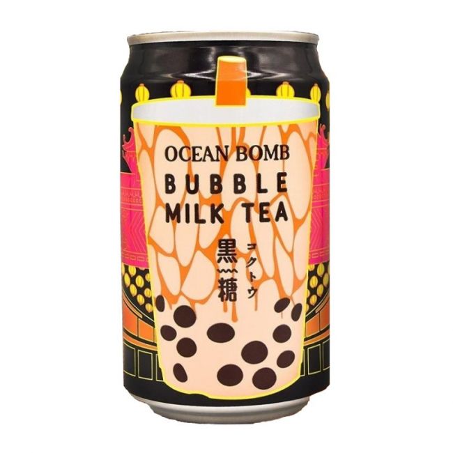 Chá de leite de bolha com açúcar de Moreno (OCEAN BOMB) 315ml