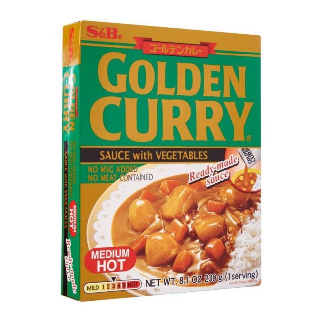 Molho de curry picante médio com legumes (S fakeB). 230G