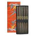 Conjunto de pauzinhos marrom
