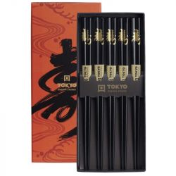 Conjunto de vara preta - Ouro