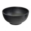 Cuenco Melamina Preto Mate 16x8cm