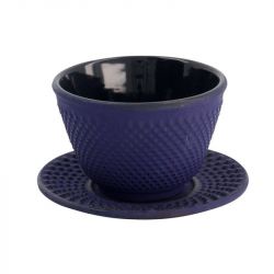 Teacup com prato. Ferro....