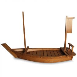 Barco de bambu.Medidas: 90x30CM