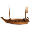 Barco de bambu.Medidas: 90x30CM