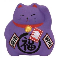 Cat Hucha 9cm "Lila". Boa sorte