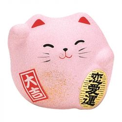 GATO 5cm "Rosa". Significado: Amor