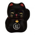 Gato 5.2cm. Cor preta. Rejeitar a má sorte