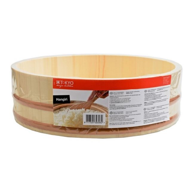 Pinho Hangiri para sushi. Medidas: 30x9,5cm