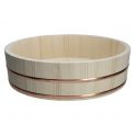 Hangiri de pino para sushi 52x14cm - Aro de Cobre-