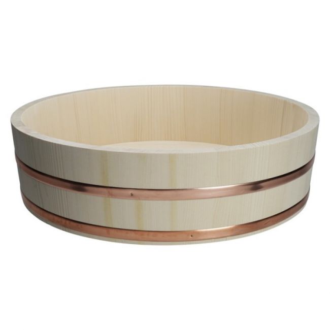 Pinho Hangiri para sushi 60x16cm - Aro de Cobre