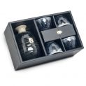 Sake Porcelain Set "Azul-Beige" 5 peças