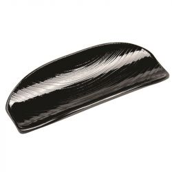 Porta-lenços umedecidos preto 16,5x7cm
