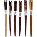 "Palitos de dente marrons - vários modelos".1 par