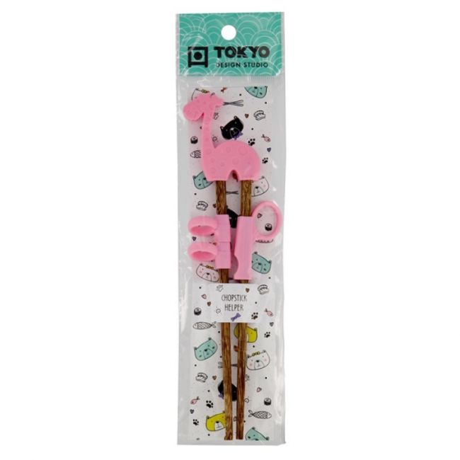 Bastão de Aprendizagem 20cm "Girafa Rosa"