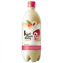 Vinho de Arroz Sabor Pêssego (MAKGEOLLI) 750ml