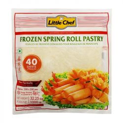 Rolo de massa 250mm 40 unidades (LITTLE CHEF) 1000g