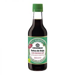 Molho de soja com baixo teor de sal (KIKKOMAN) 250ml