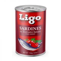 Sardinhas em molho de tomate picante (LIGO) 155g