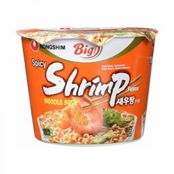 Tigela de camarão picante sabor instantâneo (NONGSHIM) 111 g