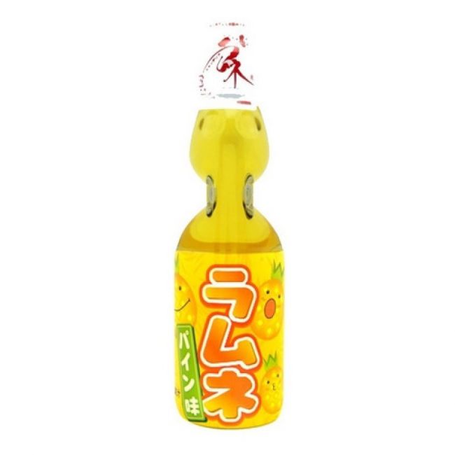 Bebe abacaxi gasoso ramune. 200 ml