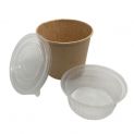 Embalagem + Tapas + Embalagem de Kraft Divisor (R1) 1000ml 50un