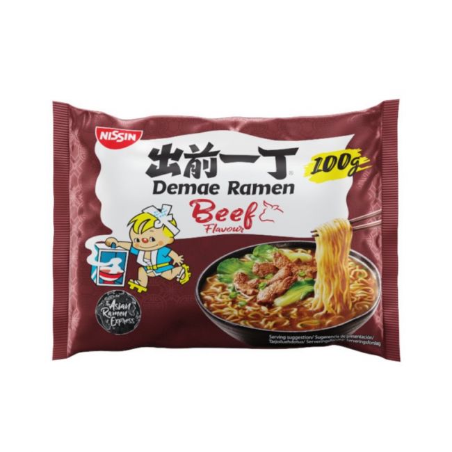 Demae Instant Ramen Noodles Carne (NISSIN) 100 g