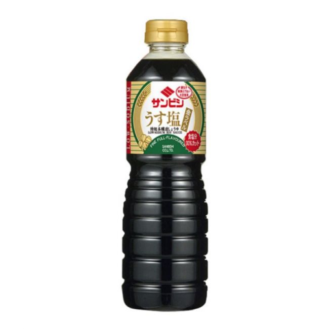 Baixo molho de soja em Sal (SANBISHI) 800ml