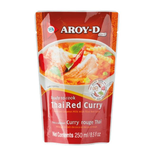 Molho de Curry Vermelho (AROY-D) 250ml