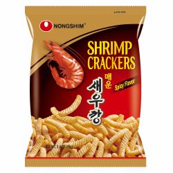 Biscoito de camarão picante (NONGSHIM) 75g