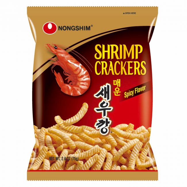 Biscoito de camarão picante (NONGSHIM) 75g