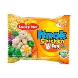 Frango instantâneo e Tallarin Ovo (LUCKY). 50 g