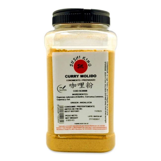 Curry em pó (SUSHI KING) 820g