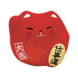 Gato 5 cm "Rojo". Significado: Boa sorte no trabalho