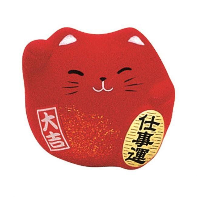 Gato 5 cm "Rojo". Significado: Boa sorte no trabalho
