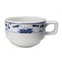 Porcelana com alça - Azul 8x6cm.