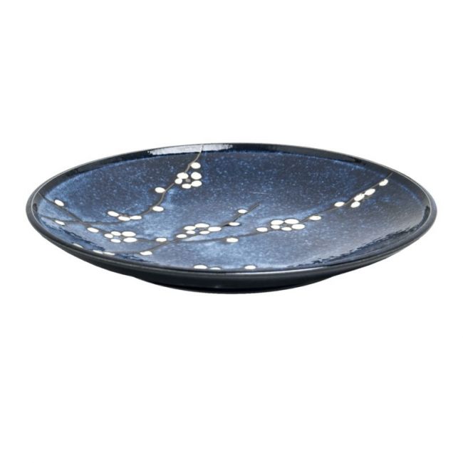 Placa de fundição 22.5cm Porcelana "Soshun Blue"
