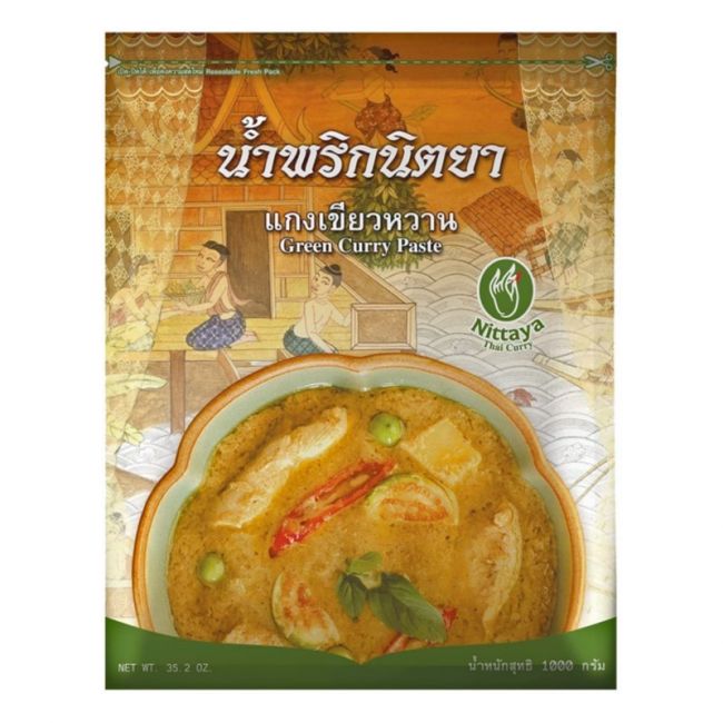 Pasta de curry verde (NITTAYA) 1kg