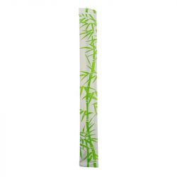 Pauzinhos de bambu 21 cm com estojo.100 pares