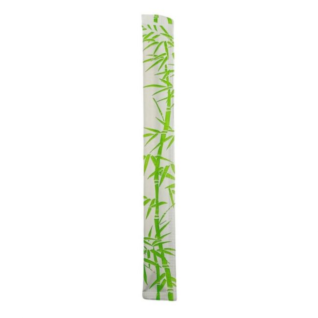 Pauzinhos de bambu 21 cm com estojo.100 pares