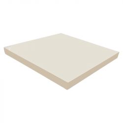 Tabela quadrada, poliéster com medidas: 50x50x4cm