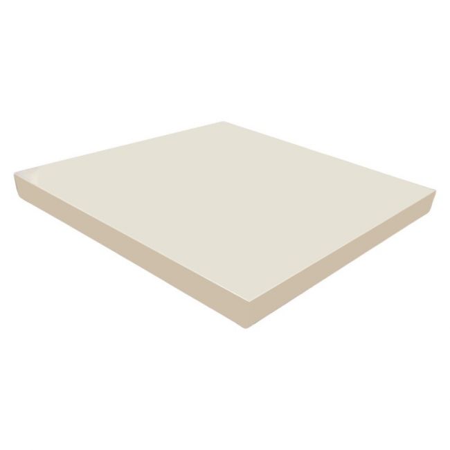 Tabela quadrada, poliéster com medidas: 50x50x4cm