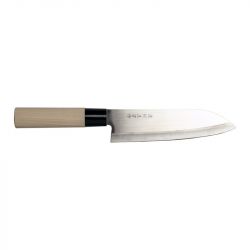Faca de Santoku 17cm de aço inoxidável
