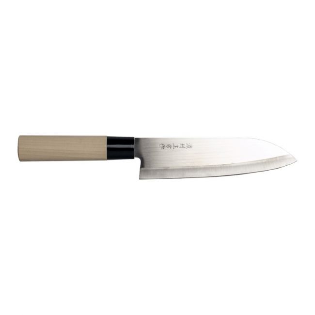 Faca de Santoku 17cm de aço inoxidável
