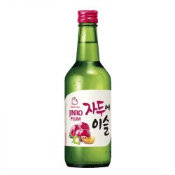 Vinho Soju sabor ameixa coreana (JINRO) 350ml (Alc.16.9%)